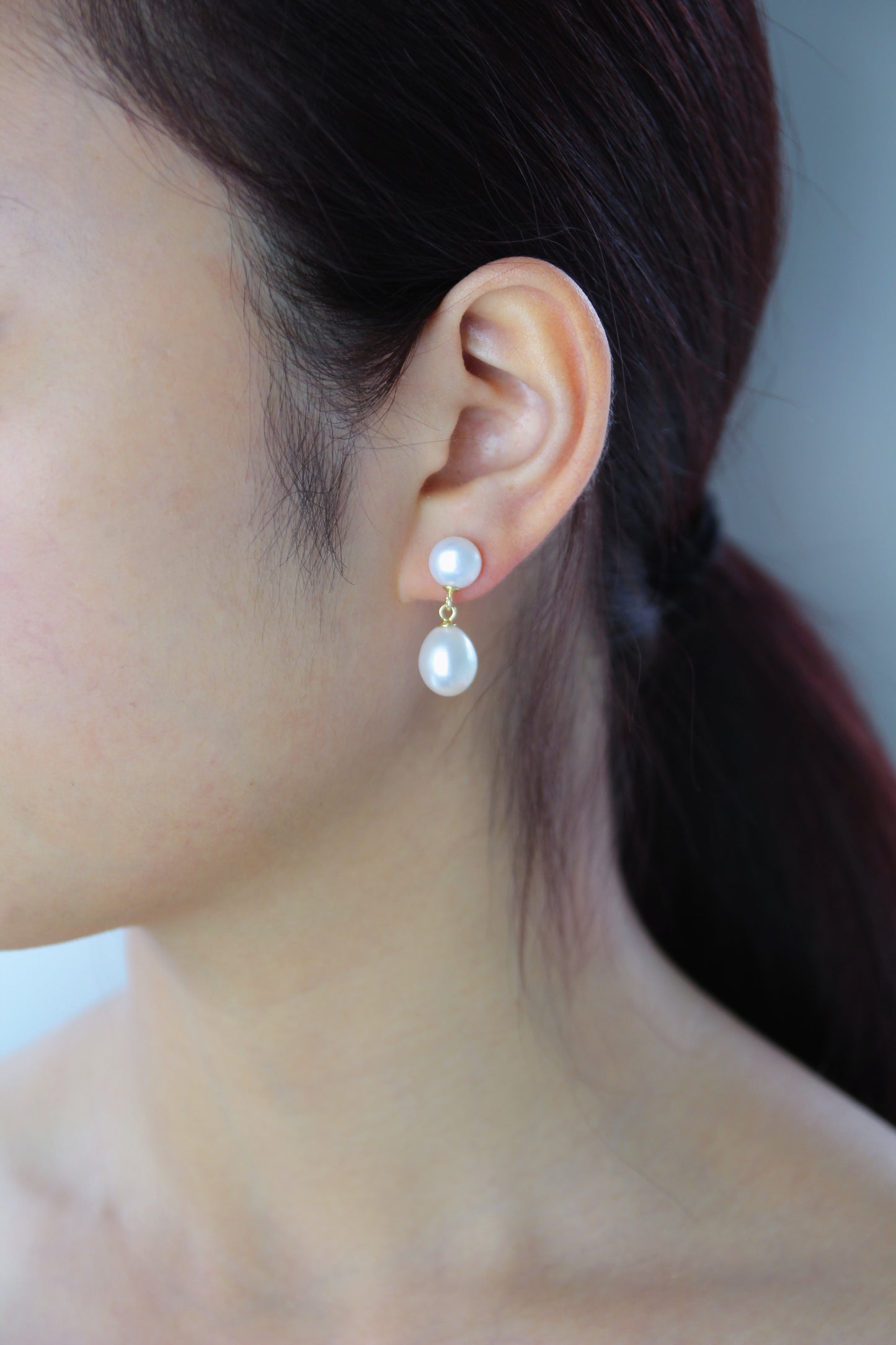 Drop Pearl Earring